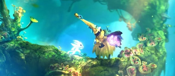 Карта локации «Чернильные топи» в Ori and the Will of the Wisps с расположением важных предметов