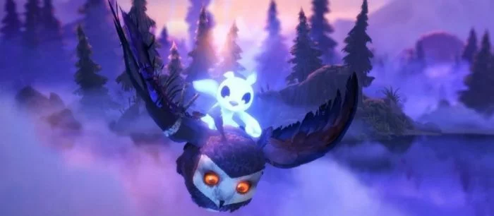 Карта локации «Лощина Кволока» в Ori and the Will of the Wisps с расположением важных предметов