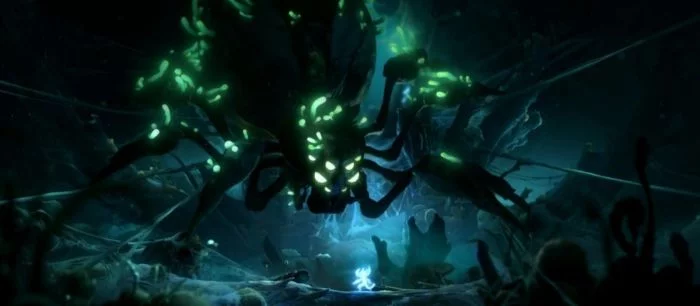 Карта локации «Родниковые поля» в Ori and the Will of the Wisps с расположением важных предметов