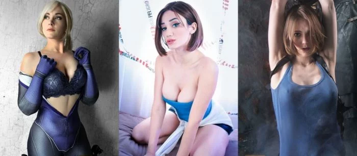 Зомбический косплей на Джилл Валентайн из Resident Evil