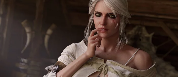 Авторы The Witcher 3 объяснили, почему не стали полностью раздевать Цири с Геральтом