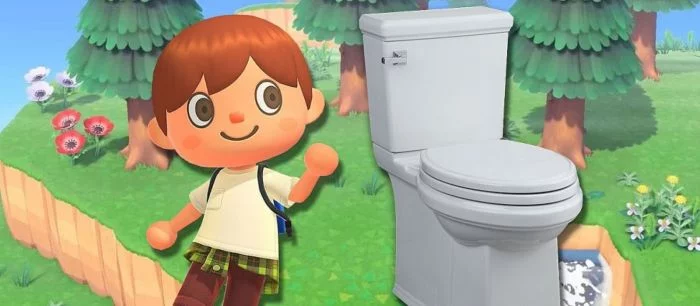 «Он даже штаны не снял!». Официальный твиттер Animal Crossing: New Horizons учит, как правильно ходить в туалет