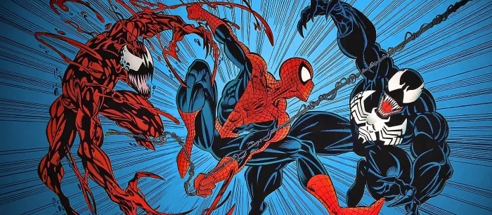 Том Харди выложил и сразу удалил арт, где Веном съедает Человека-паука. Ждем супергероя в сиквеле?