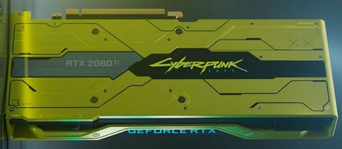 Видеокарты GeForce RTX 2080 Ti по мотивам Cyberpunk 2077 начали продавать в интернете. Цены доходят до 440 тыс рублей