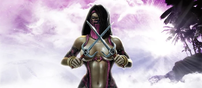 Милина из Mortal Kombat сняла маску и показала свои зубки — новый фанатский арт