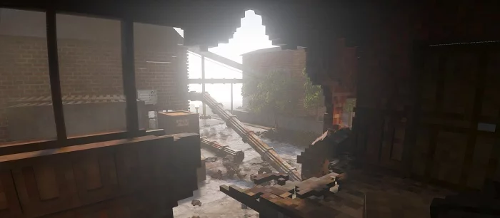 Показан геймплей той самой игры, которая похожа на Minecraft, но с реалистичной разрушаемостью