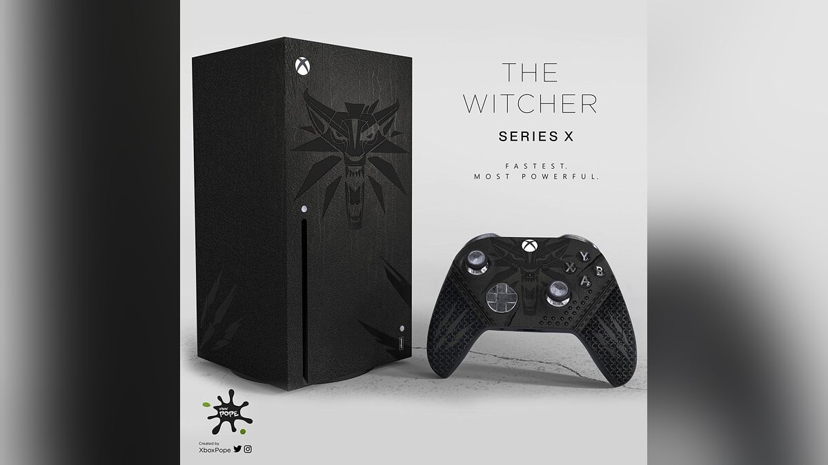 Дизайнер показал, как может выглядеть Xbox Series X в стиле The Witcher и  Diablo 4