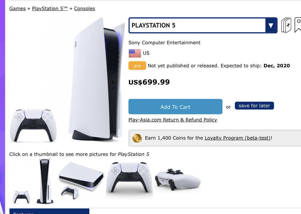 tetraeder rulletrappe Afslut Открылся предзаказ на PlayStation 5 в известном китайском магазине. Цена  вас удивит