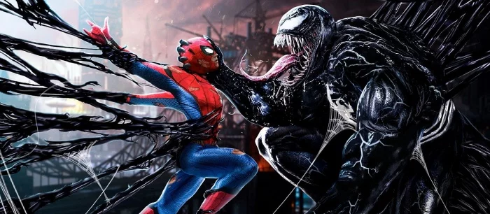 Человек-паук подрался с Веномом, а Блэйд с Морбиусом на новом фанатском арте