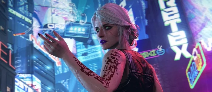 Фанат показал, как может выглядеть Цири, если её добавят в Cyberpunk 2077