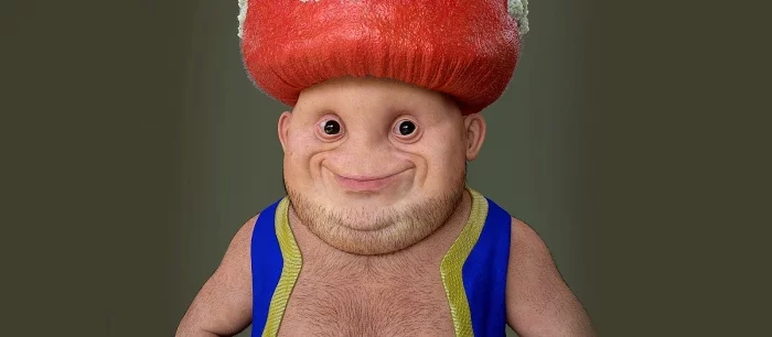 Как это развидеть? Фанат показал Тоада из вселенной «Марио» в человеческом образе — у него выросла грудь