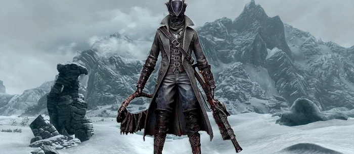 Оружие из Bloodborne и Dark Souls добавили в Skyrim