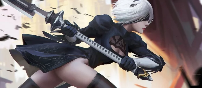 Показана новая фигурка 2B из Nier Automata за 30 тыс руб. Героиню можно увидеть без юбки