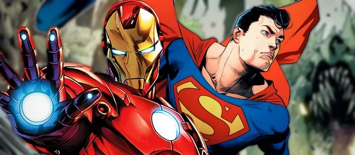 В сети показали, как мог бы выглядеть бой между Суперменом и Железным человеком