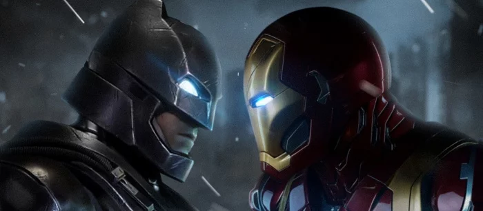 Художник нарисовал противостояние Железного человека и Бэтмена, а потом показал победителя