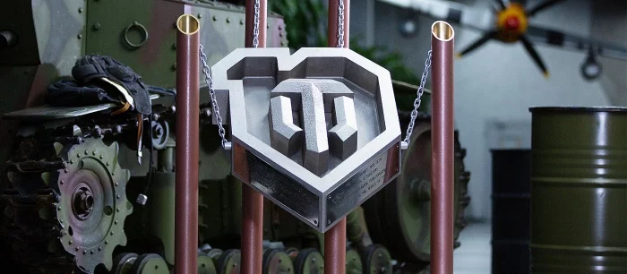 На днюху World of Tanks сделали крутой подарок весом 200 кг. И вот как это чудо выглядит