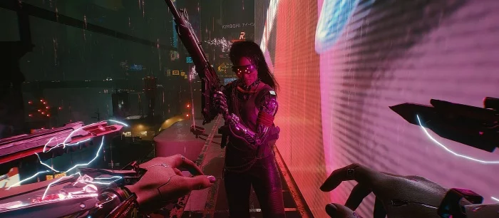 Новый скриншот Cyberpunk 2077 показал Ви с руками-лезвиями