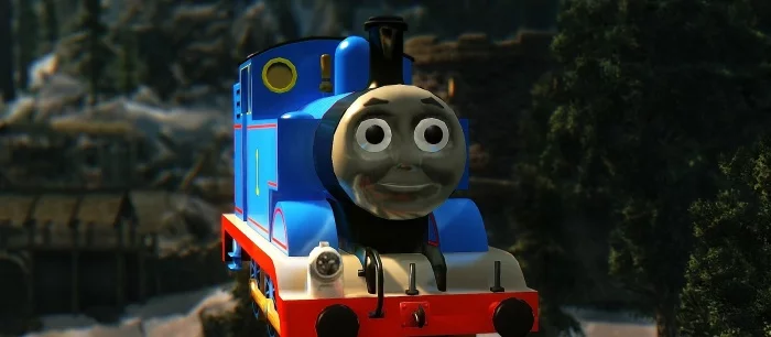 Самые смешные моды для Skyrim: от русского мема про казино до паровозика Томаса — видео