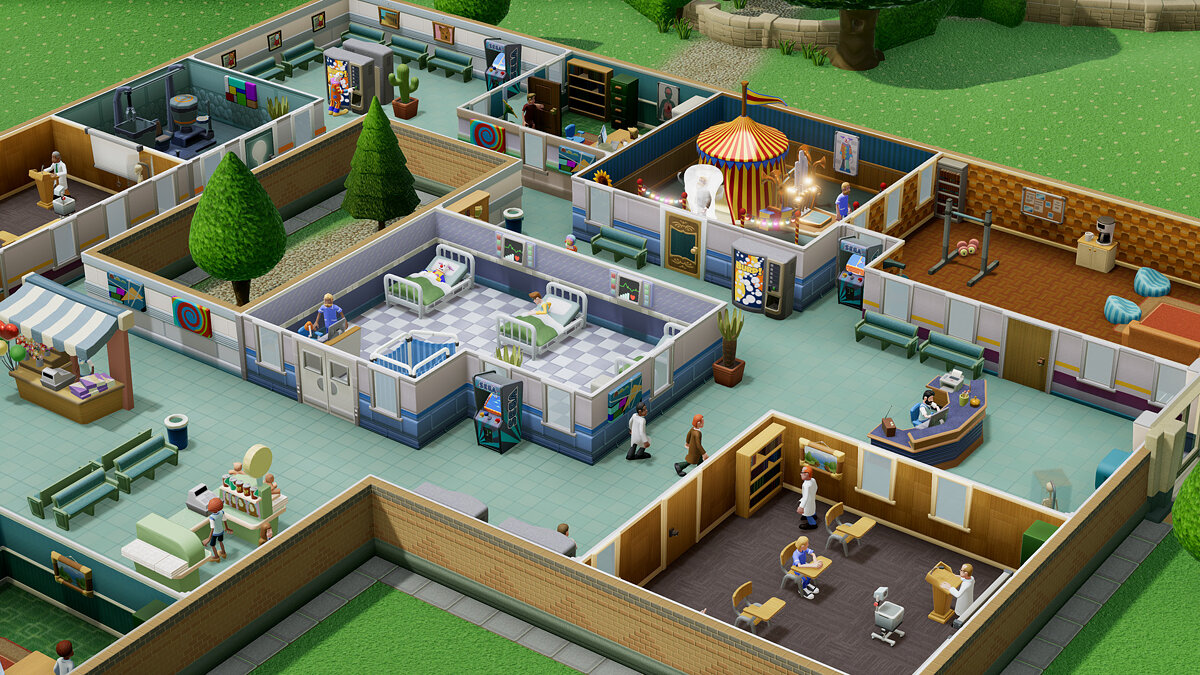 В Steam можно бесплатно поиграть в смешной симулятор больницы Two Point  Hospital с рейтингом 90%