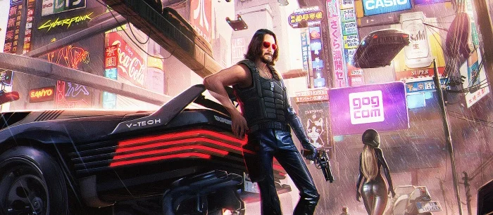 CD Projekt RED запостила эксклюзивный арт Cyberpunk 2077 с видом на Найт-Сити