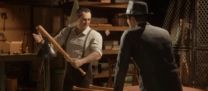 Гифки из Mafia: Definitive Edition — адреналиновые перестрелки, драки и погони