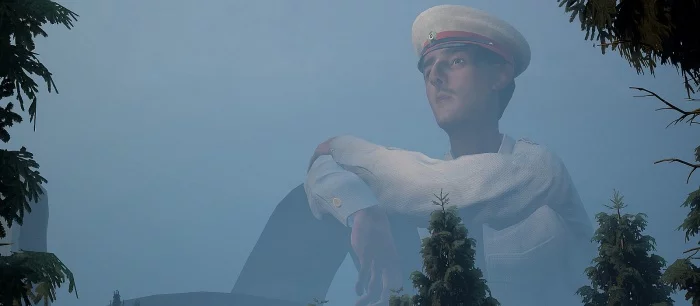 Крипота-то какая! Для Steam анонсирована игра, в которой надо сбежать от гигантского милиционера