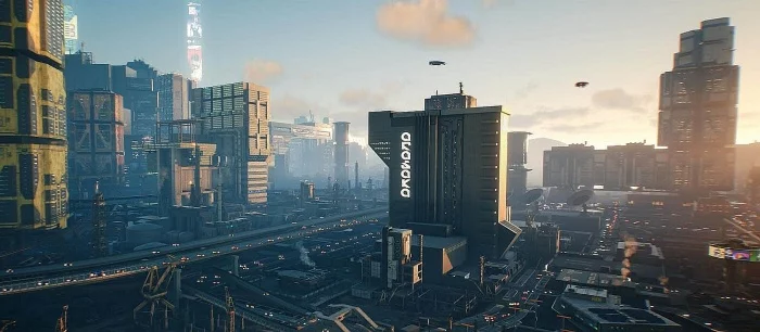 На официальном сайте Найт-Сити предлагают посмотреть самые интересные места Cyberpunk 2077