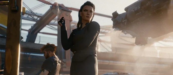 Одно и то же место в Cyberpunk 2077 показали при разной погоде. Уже в топах Reddit