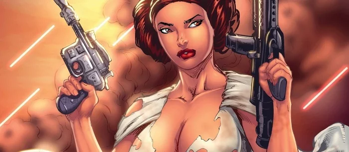 Российская косплеерша с большой грудью перевоплотилась в сексуальную принцессу Лею (фото)