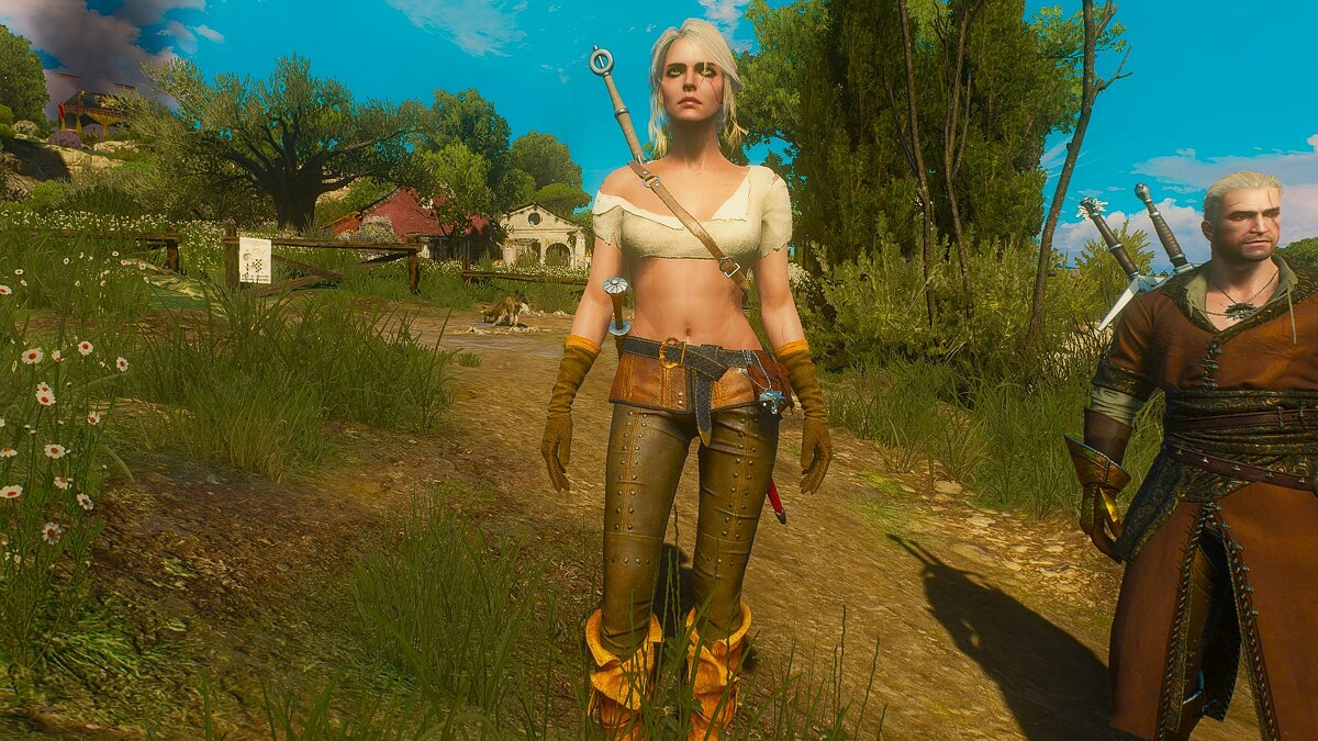 Цири из The Witcher 3 стала ещё сексуальнее благодаря новому моду —  скриншоты