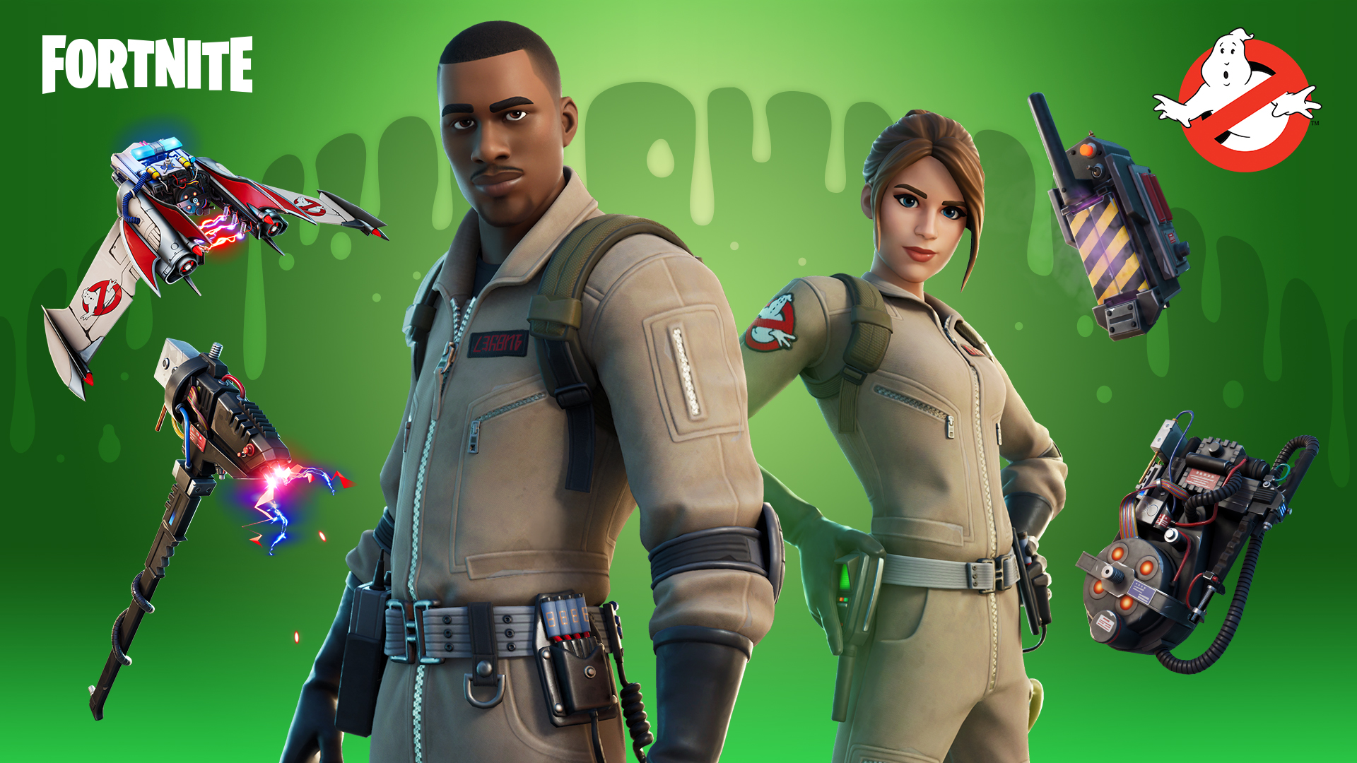 Разработчики Fortnite добавили в игру скины в стиле «Охотников за  привидениями»