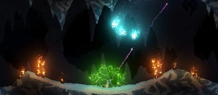 В Steam вышел боевик с полностью разрушаемым миром, где каждый пиксель работает по физике