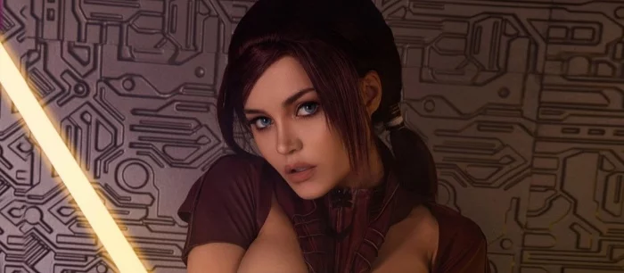 Горячая косплеерша из России перевоплотилась в Бастилу из Star Wars: Knights of the Old Republic