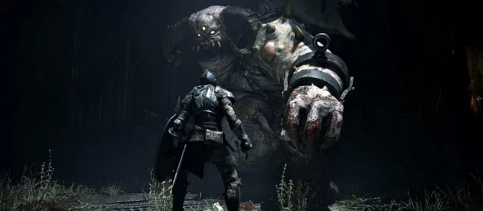 У одного из боссов Demon's Souls трясутся ягодицы во время удара. Есть видео