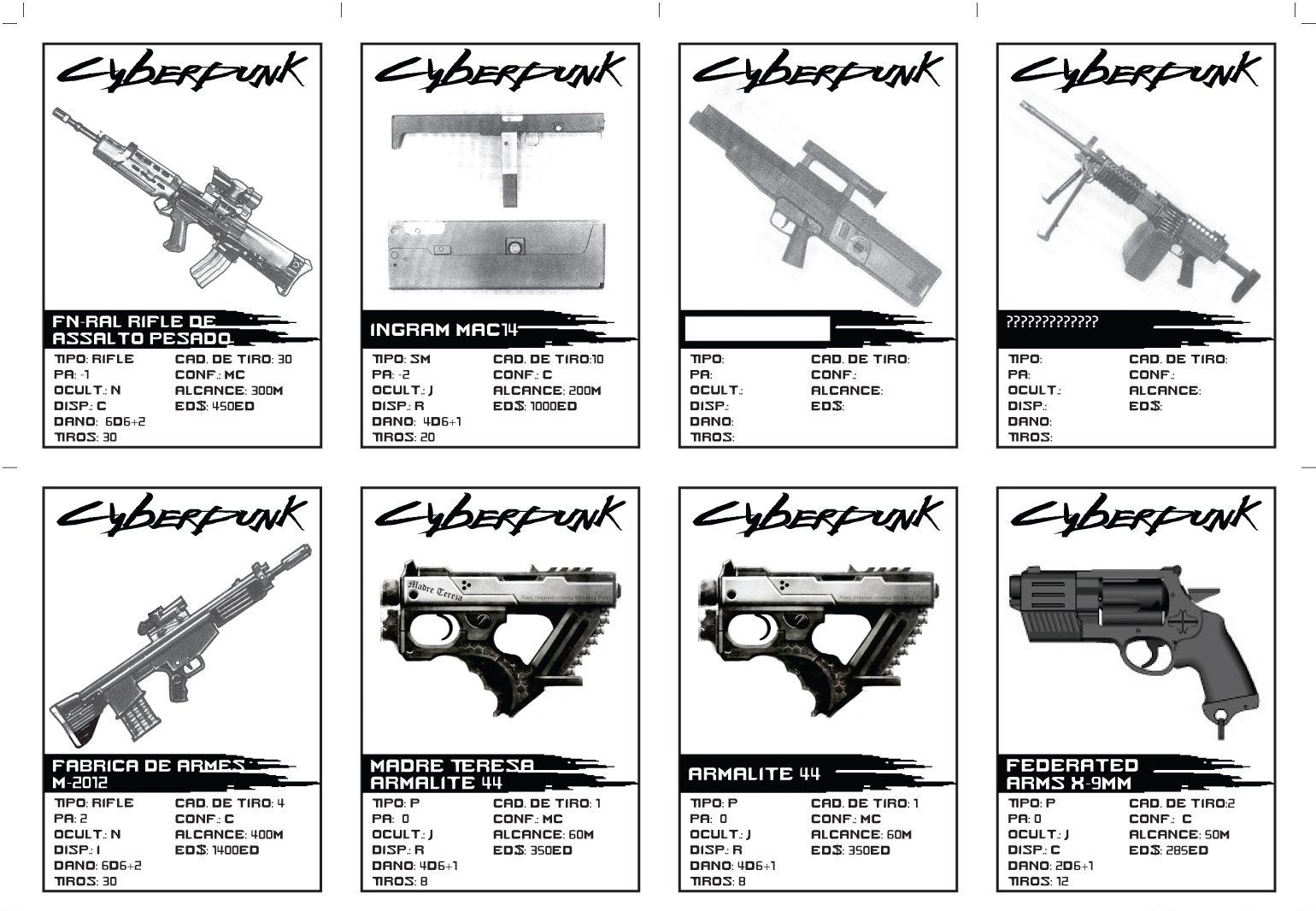 Cyberpunk weapons list фото 44