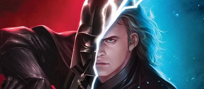 Bosslogic превратил Люка Скайуокера в брутального Дарта Вейдера: у него красные глаза и длинные волосы