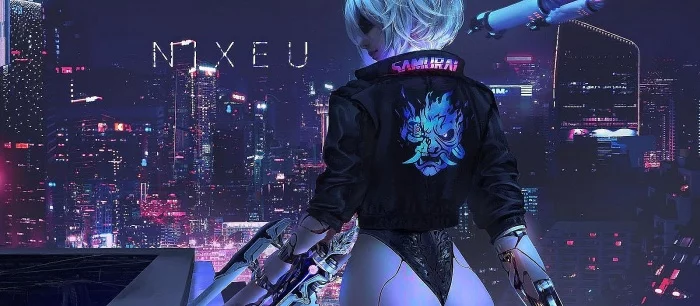 Фанат показал горячую 2B в декорациях Cyberpunk 2077 и пробился в топы Reddit