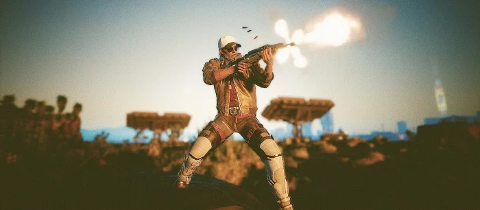 Как убрать оружие в кобуру в Cyberpunk 2077