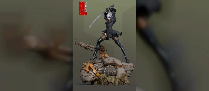 Киберпрелести: новую фигурку сексуального андроида из Nier: Automata можно будет раздеть