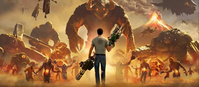 Новый патч для Serious Sam 4 добавил в игру режим выживания и рождественское событие