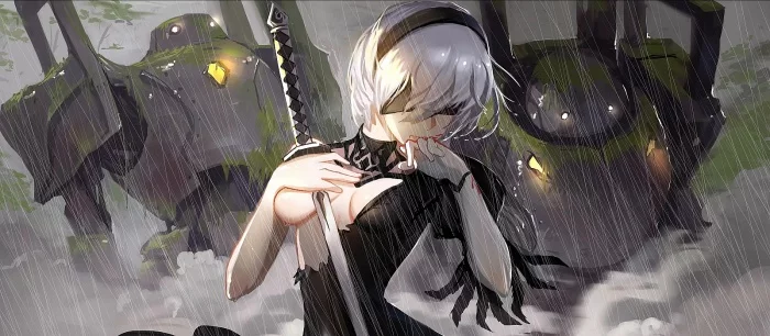 Теперь в латексе: нежный косплей 2B из NieR Automata от российской девушки Лады Люмос