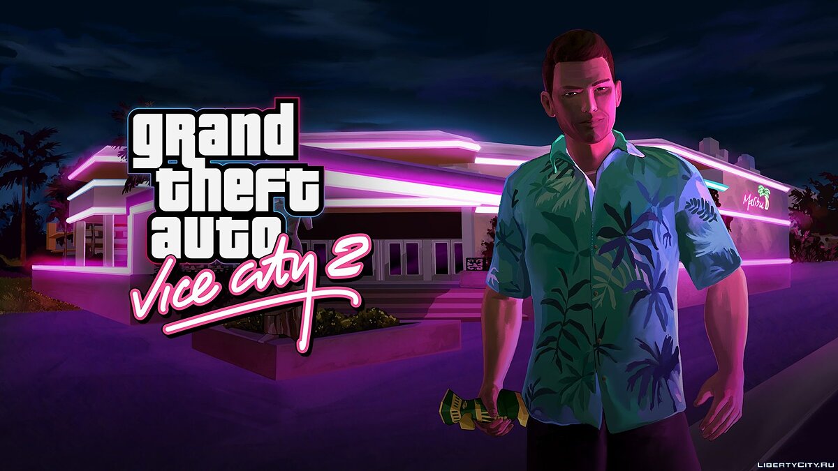 Энтузиасты выпустили ремейк GTA: Vice City с современной графикой. Скачать  проект можно бесплатно