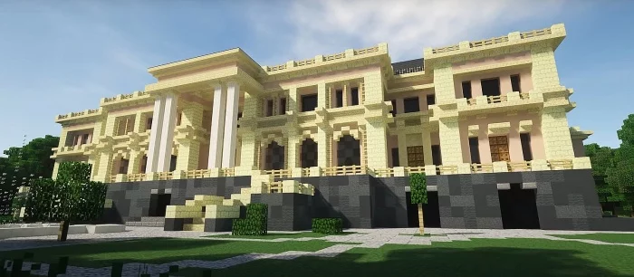 Без аквадискотеки, зато со складом грязи: дворец в Геленджике воссоздали внутри Minecraft