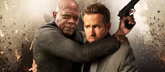 Появился первый кадр экшена Райана Рейнольдса с Сальмой Хайек, Сэмюэлом Л. Джексоном и злодеем Антонио Бандерасом