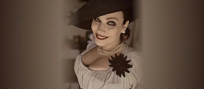 Самый горячий косплей на Альсину Димитреску и её дочерей из Resident Evil Village