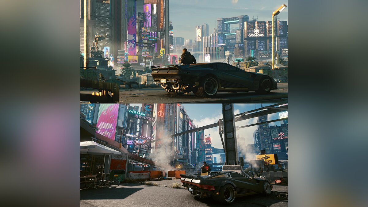 Фанат воссоздал кадры из трейлера Cyberpunk 2077 в фоторежиме игры.  Угадаете, где оригинал?