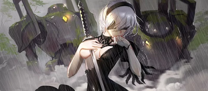 Россиянки сделали парный косплей девушки-андроида 2B из NieR Automata. Получилось вдвойне горячо!