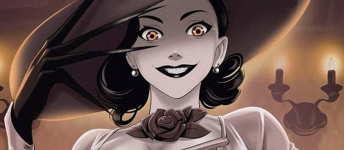 Сетевой художник столкнул Альсину Димитреску с японским монстром