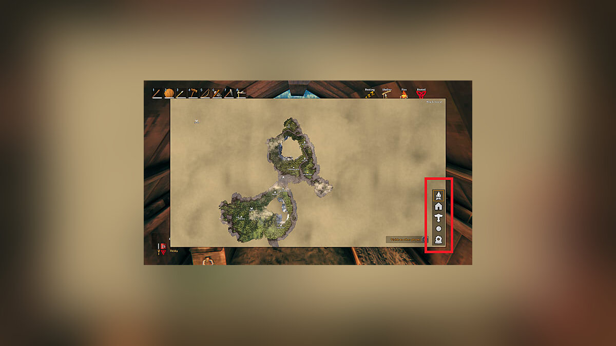Как пользоваться картой в Valheim. Как поставить и удалить метку, и  использовать функцию «пинга»