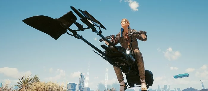 В Cyberpunk 2077 теперь можно гонять на спидере из «Звёздных войн»